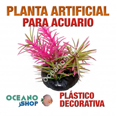 Planta Artificial para Acuario -Pequeña